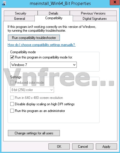 Cài Microsoft Security Essentials trên windows server 2012