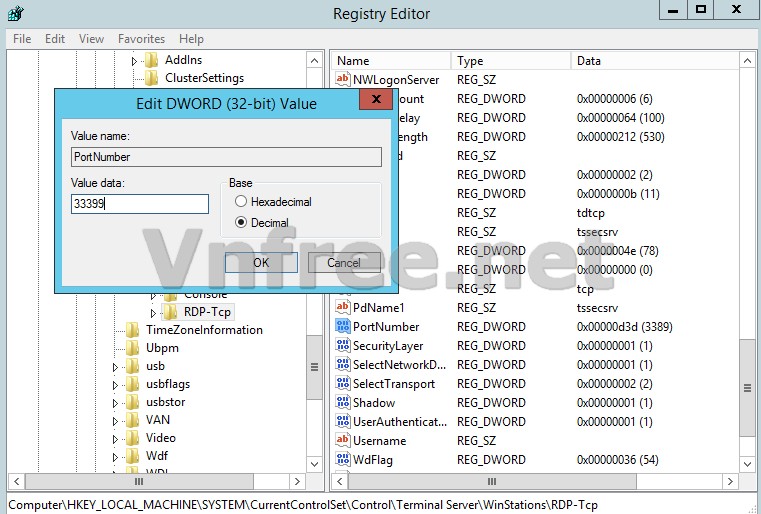 Thay đổi cổng Remote Desktop trên Windows