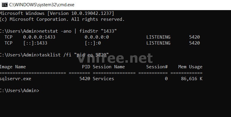 Kiểm tra Port đang mở trên windows