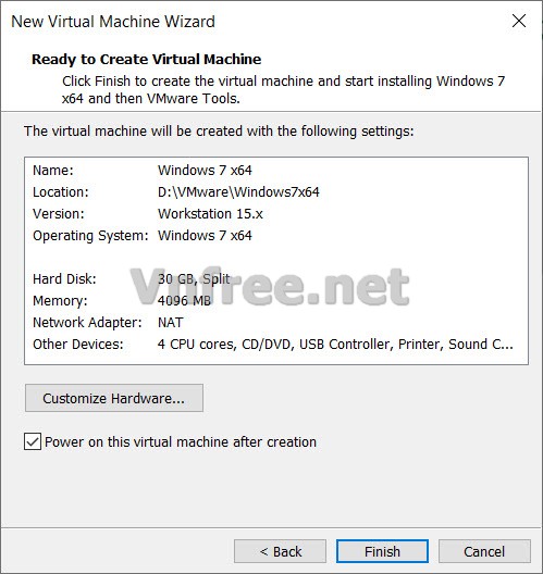 Hướng dẫn cài đặt Windows trên máy ảo Vmware chi tiết