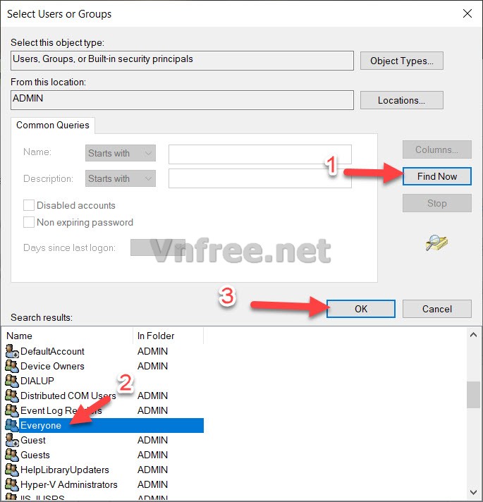 sửa lỗi You do not have permission to access \\ComputerName\ .Contact your network administrator to request access