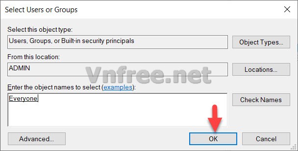 sửa lỗi You do not have permission to access \\ComputerName\ .Contact your network administrator to request access