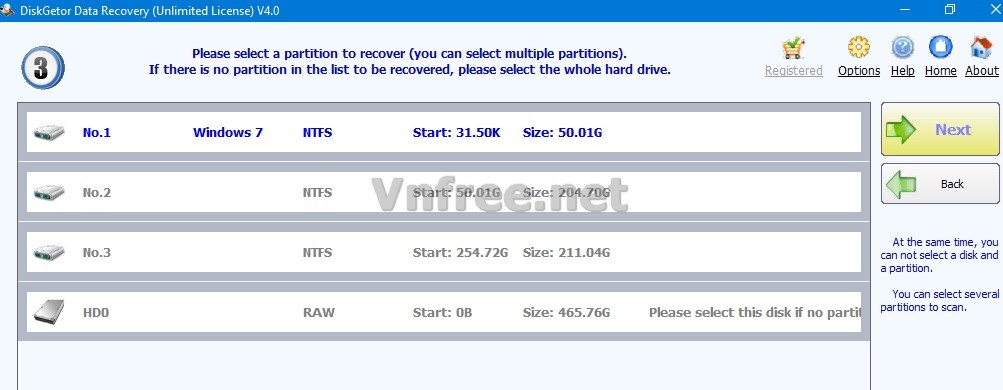Lấy lại dữ liệu với DiskGetor Data Recover