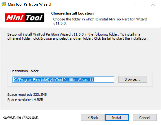 Hướng dẫn tải về và cài đặt MiniTool Partition Wizard 11.5 Full Key