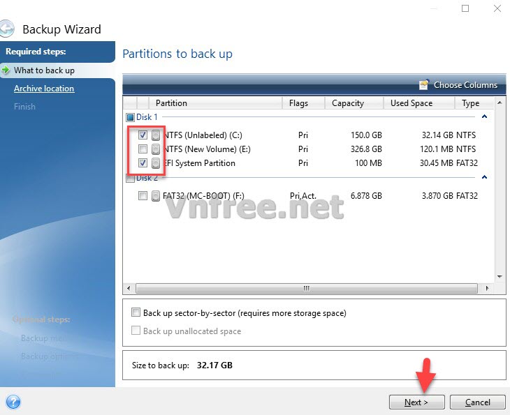 Cách tạo file Ghost với phần mềm Acronis True Image