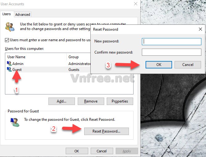 Bỏ mật khẩu khi chia sẻ file, máy in trên win 10