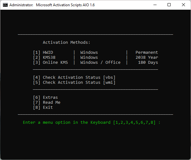 Activation Script 1.6 – Active Windows 10/11 Và Office các phiên bản