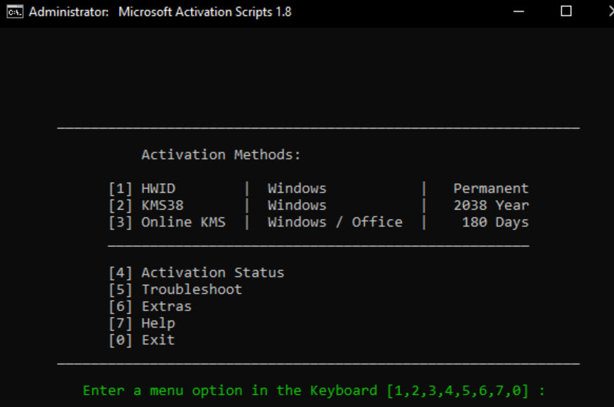 Activation Script 1.8 – Active Windows 10/11 Và Office các phiên bản